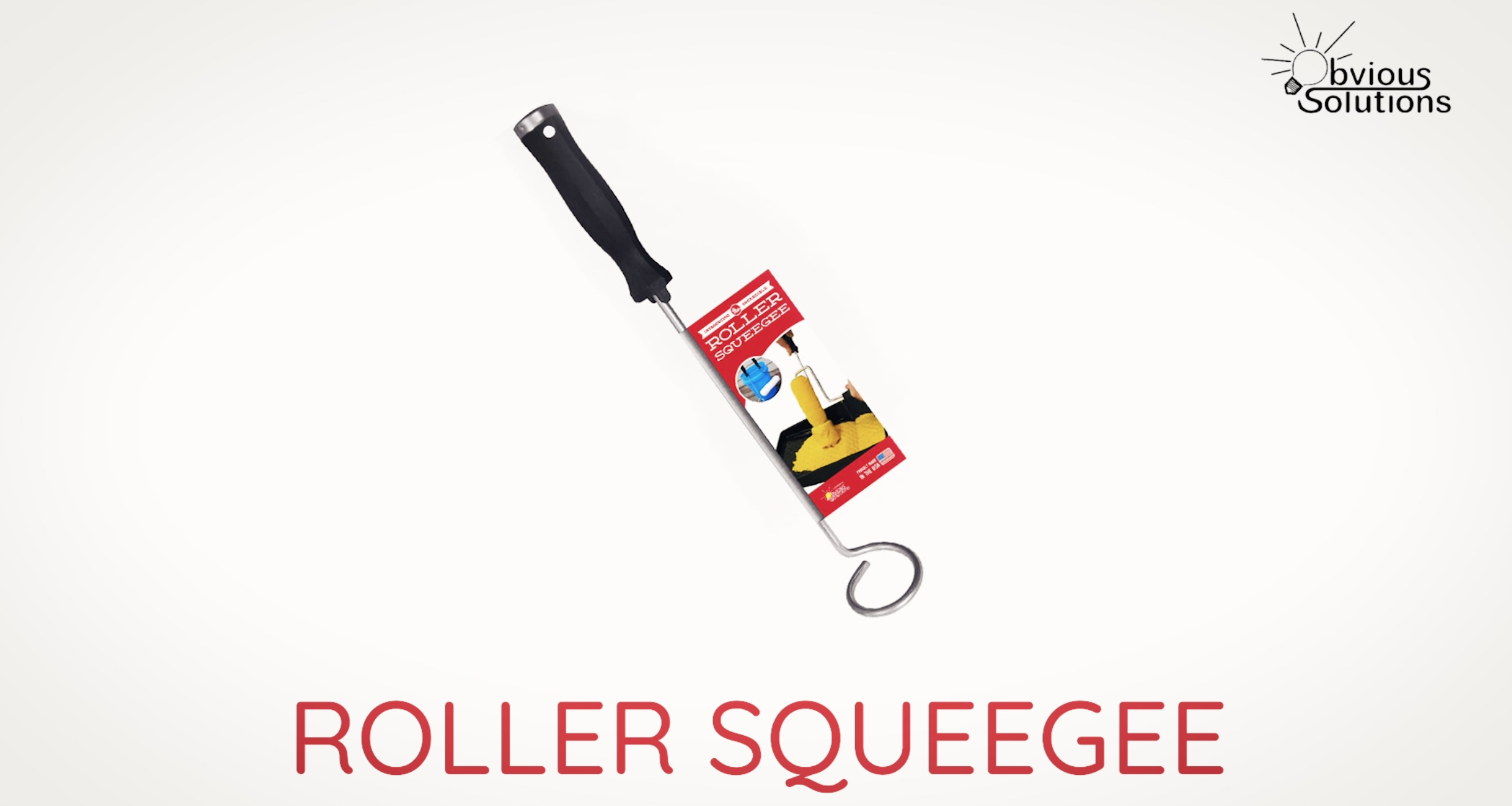 The Roller Squeegee By Obvious Solutions – Ultimate Roller Cleaning Tool, Saves Paint & Keeps Hands Clean